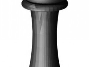 angry birds  birds chess pieces 3D Model