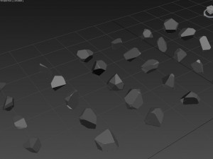 emerald gem crystal garnet jewel stone pack 35 pieces low-poly Modèle 3D