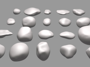 Riverstones Pack Model 3D
