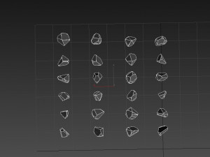 Emerald Gem Crystal Garnet Jewel Stone Pack 24 Pieces Low-poly 3D-Modell