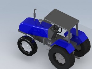 tractor Modelo 3D