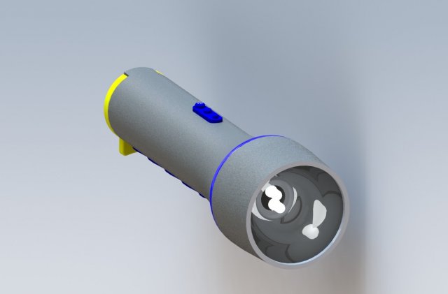 flash light 3Dモデル .c4d .max .obj .3ds .fbx .stl .blend 