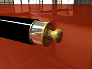 black naginata 3D Модель