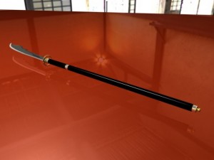 black naginata 3D Модель