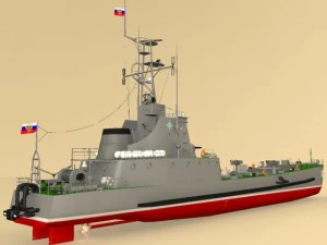 nave da sbarco Modello 3D
