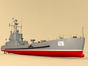 landing ship 3D Model