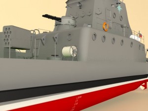 landing ship 3D Model