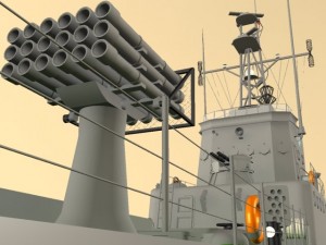 landing ship 3D Model