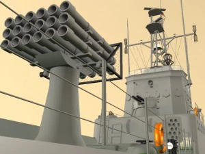landing ship 3D Model