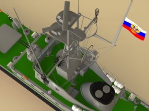 landing ship 3D Model