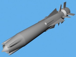 sea dart missile Modelo 3D