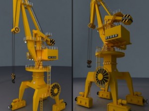 harbour crane Model 3D