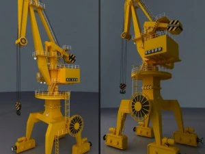 derek pelabuhan Model 3D