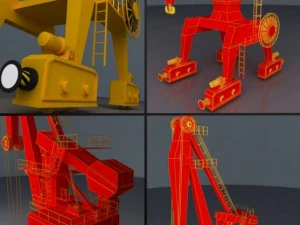 harbour crane 3D Model