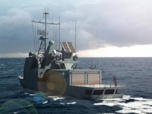 frigate Modello 3D