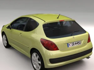 peugeot 207 3D Model