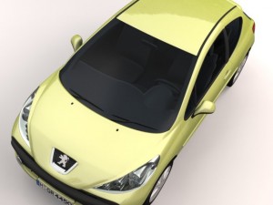 peugeot 207 3D Model