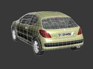 peugeot 207 3D Model