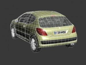 peugeot 207 3D Model