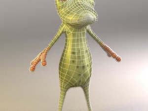 cartoon frog 3D Model