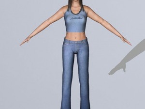 Jana 3D Модель