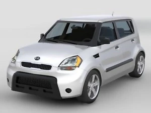 kia soul 2010 3D Model