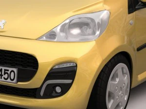 peugeot 107 2012 3D Model