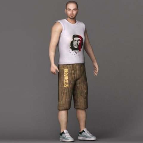 Jan 3D Модель In Мужчина 3DExport