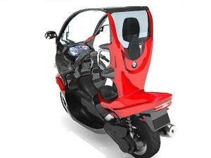 city scooter Modèle 3D