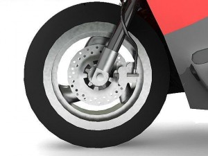 city scooter Modèle 3D