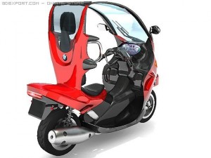 city scooter Modèle 3D