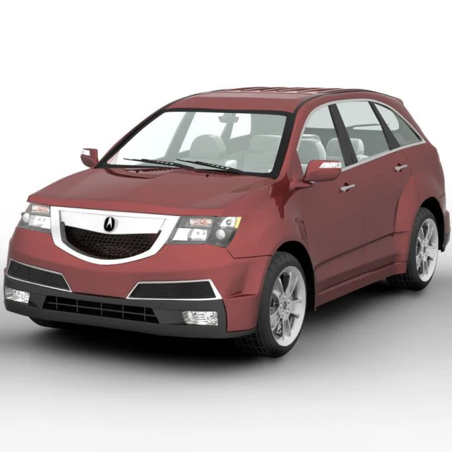 acura mdx suv 2011 Modelo 3D .c4d .max .obj .3ds .fbx .stl .blend 