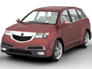 एक्यूरा एमडीएक्स एसयूवी 2011 3D मॉडल