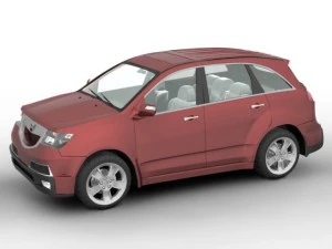 acura mdx suv 2011 Modelo 3D