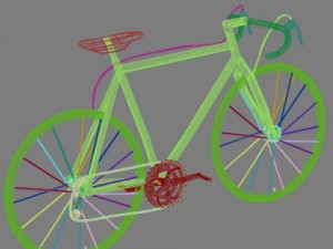 sport bicycle Model 3D