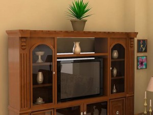 living room 3D 模型