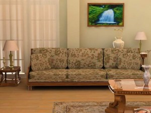 living room 3D 模型