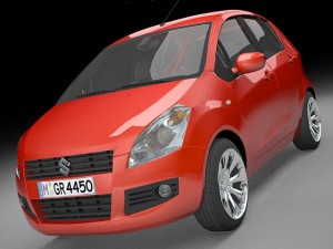 suzuki splash 3Dモデル
