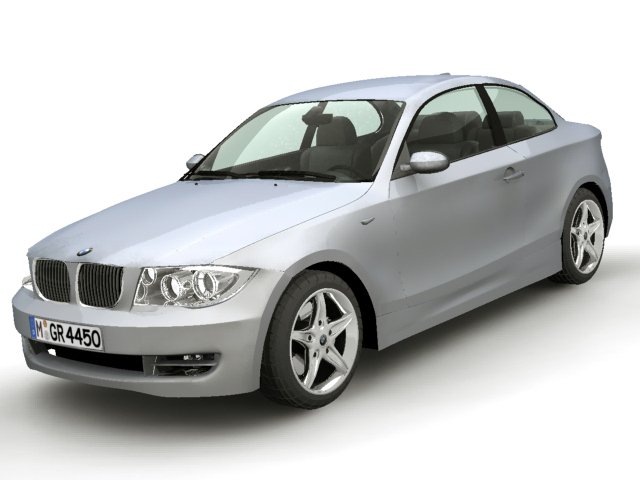 bmw 1 series Model 3D .c4d .max .obj .3ds .fbx .stl .blend 