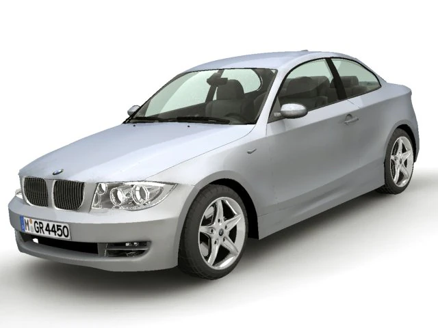 bmw 1 series 3D Model .c4d .max .obj .3ds .fbx .stl .blend 