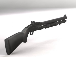 shotmossberg 590 3D Modell