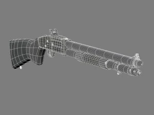 shotmossberg 590 3D Model