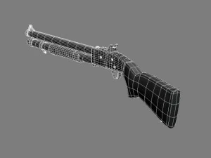 shotmossberg 590 3D Model