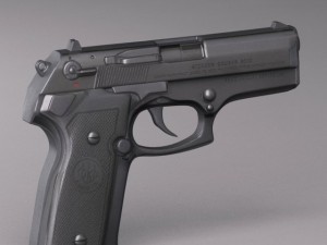handberetta cougar 8000 series 3D 모델