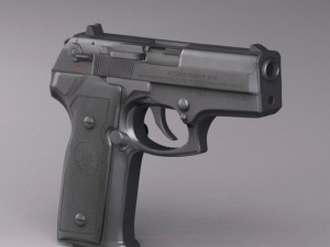 handberetta cougar 8000 series 3D 모델