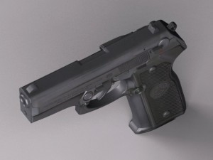 handberetta cougar 8000 series 3D 모델