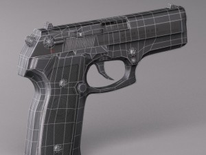 handberetta cougar 8000 series 3D 모델