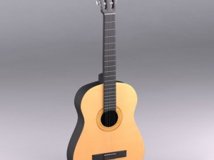 classic guitar Model 3D
