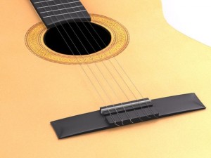 classic guitar 3D-Modell