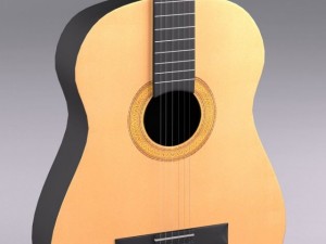 classic guitar 3D-Modell